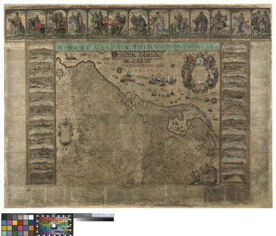 Map of the Netherlands by Willem Janszoon Blaeu